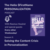 undefined ’Hello $FirstName’ - marketing experts discussing the topic of personalization