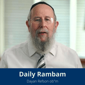 Podcast Daily Rambam with Dayan Refson