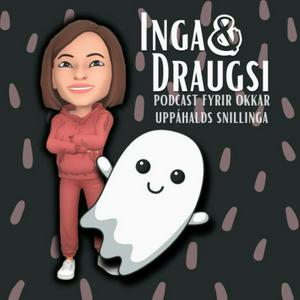 Lyt til Inga og Draugsi i appen